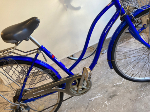 26インチ【6段変速】自転車　ブルー