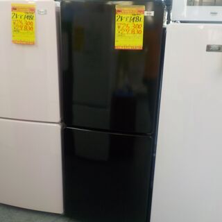 G:983977　冷凍冷蔵庫　148L　黒　2021年　ハイアール G:983977 冷凍冷蔵庫 148L 黒 2021年 ハイアール
