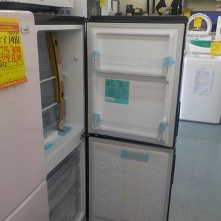 G:983977 冷凍冷蔵庫 148L 黒 2021年 ハイアール