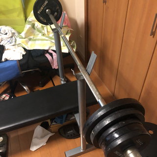 25日まで福岡引き取り限定　ベンチプレス　プレート145kg チンニング Amazon.co.jp: CuteeFox トレーニングベンチ インクラインベンチ