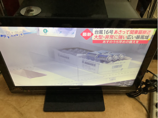 【SALE】シャープ　22型液晶テレビ　LC-22K7  中古　リサイクルショップ宮崎屋　佐土原店　21.9.29k