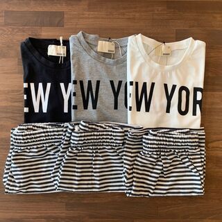 キッズ用品 ☆【夏物売り尽くし】SHISKY/ボーダー/セットアップ/T 