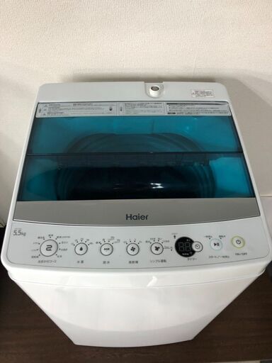 6月セール中！☆美品☆ ハイアール　全自動洗濯機　JW-C55A 5.5kg 2018年製！ 1
