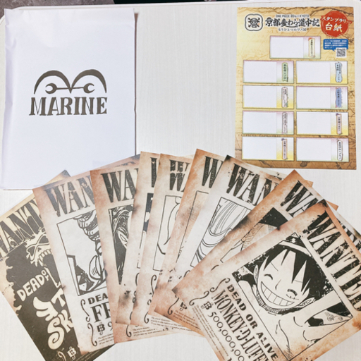 Onepiece 京都麦わらの一味 手配書麦わら道中 かしゅう 椥辻の家具の中古あげます 譲ります ジモティーで不用品の処分