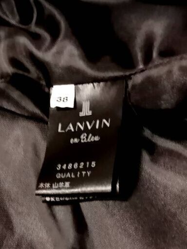 LANVIN en blueレディースシープスキンレザージャケット