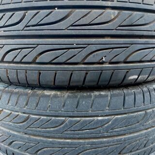 ホンダ純正14インチアルミ　2019年製　バリ山　EAGLE　LS2000ハイブリットⅡ 165/55R14　ゼスト ライフ ザッツ バモス等