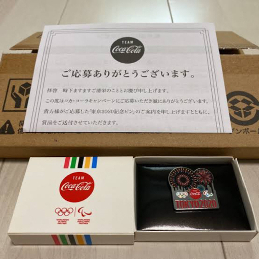 東京2020 オリンピック コカコーラ ピン セット 非売品