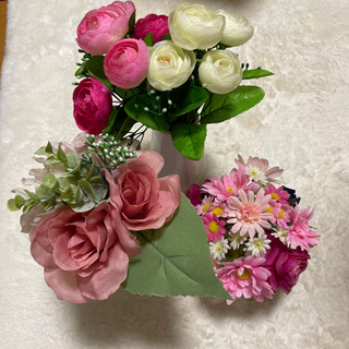 【ネット決済】造花と花瓶