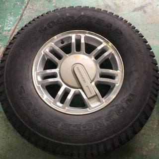 ハマーH3 純正ホイール グットイヤー 265/75R16 1本　スペア