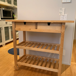 IKEA 木製キッチンワゴン