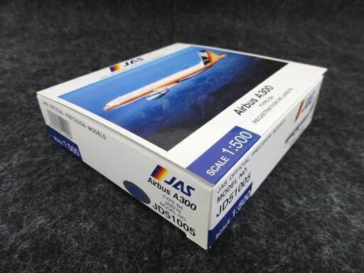 希少 日本エアシステム エアバス A300 B4 レインボーカラー 1