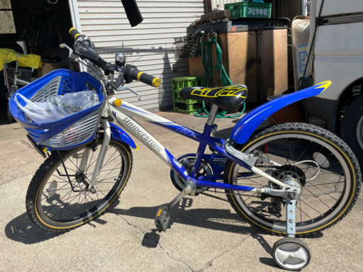 ★KIDS★子供用自転車(青)