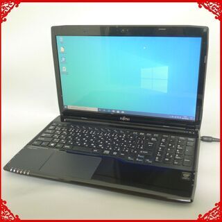 新品爆速SSD ノートパソコン 中古良品 15型 FUJITSU 富士通 AH45/S 第4世代