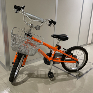 【ネット決済】【ルイガノ】子供自転車　16インチ　オレンジ