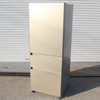 T789) パナソニック 3ドア 315L 2017年製 幅59 真ん中野菜室 NR-C32FGM