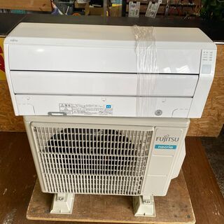 【愛品館市原店】②富士通 2019年製 6畳～9畳用 2.2kwルームエアコン AS-C22J-W  【愛市IJ4】