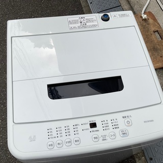 【RKGSE-593】特価！アイリスオーヤマ/5kg/全自動洗濯機/IAW-T451/中古/2021年製/当社より近隣地域無料配達