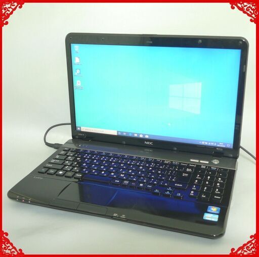 新品爆速SSD ノートパソコン 中古良品 15.6型ワイド NEC PC-LS550ES6B 第2世代Core i5 8GB Blu-ray 無線LAN Wi-Fi Office 即使用可能