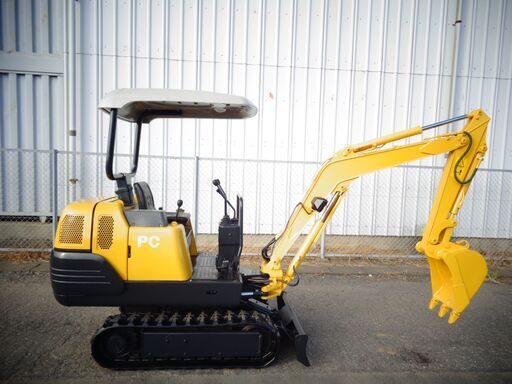 【T-0040】コマツ　PC07-2　1.5トンクラス　アワーメーター863ｈ　全塗装済み　ミニ油圧ショベル　バックホー　ユンボ　茨城県