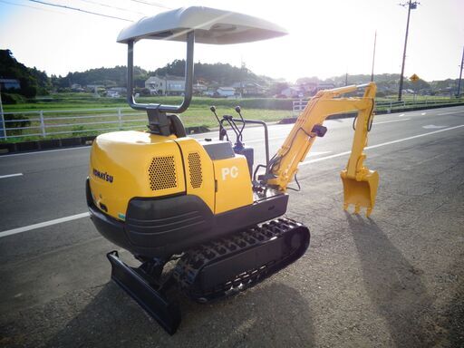 T-0040】コマツ PC07-2 1.5トンクラス アワーメーター863h 全塗装済み