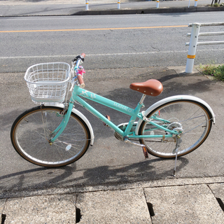 6段階変速ギア付き自転車✨24インチ　ジュニア向けサイズ✨ハワイ...