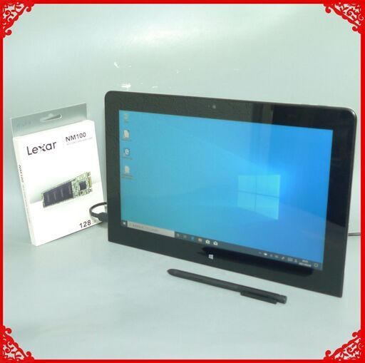 中古美品 タブレット 新品超高速SSD フルHD 11.6型 NEC PC-VK12CSZEK 第5世代 CoreM 4GB 無線 Bluetooth webカメラ Windows10 Office