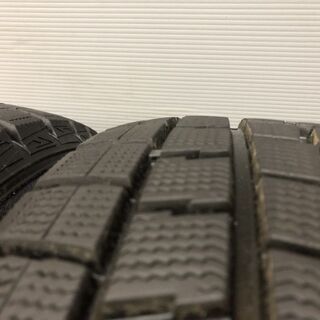 DUNLOP WINTER MAXX WM01 205/55R17 17インチ スタッドレス 4本 2016年製 バリ溝 ステップワゴン ストリーム等　(VTY327)クレジットカード QRコード決済可能