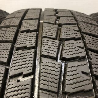 DUNLOP WINTER MAXX WM01 205/55R17 17インチ スタッドレス 4本 2016年製 バリ溝 ステップワゴン ストリーム等　(VTY327)クレジットカード QRコード決済可能