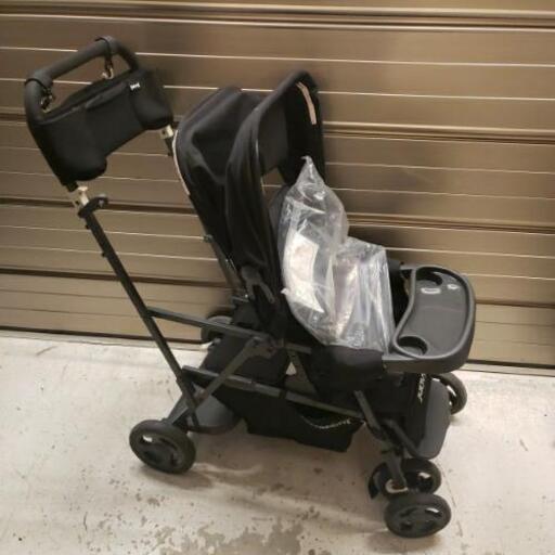☆美品☆JOOVY Caboose Rear Seat 二人乗りベビーカー ブラック BLACK バギー ジュービー 直接手渡し大歓迎！