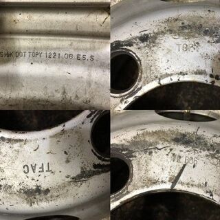TOPY製 トラックホイール 6本 16X5.5K TFAC 5HPCD203.2 ダイナ 