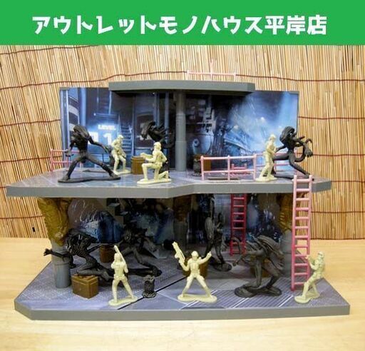 エイリアン2 デラックス プレイセット パリセイズ社 フィギュア付き　基地ジオラマ 二階建て おもちゃ ☆ PayPay(ペイペイ)決済可能 ☆ 札幌市 豊平区 平岸