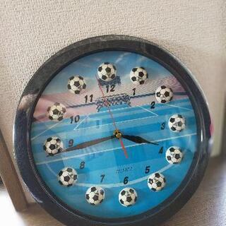 サッカー 掛け時計
