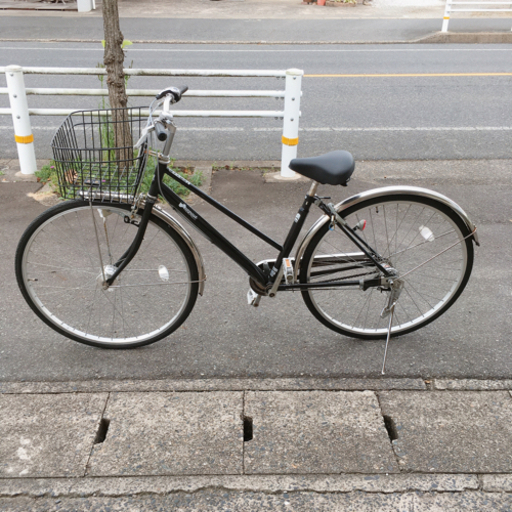 3段階変速ギア付き自転車✨27インチ　黒✨鍵あり✨中古品✨まだまだお使い頂けます✨お店で防犯登録できます♪