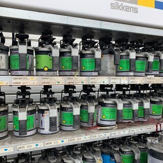 ★【弊社に取りに来ていただける方限定】 sikkens LESONAL 塗料 ワインディングマシーン ミキシングマシーン 自動車塗料一式 通電 動作確認済み 実働品★