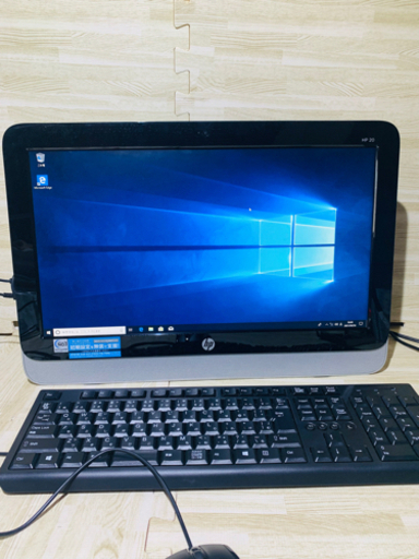 HP モニター一体型PC win10 home HP20