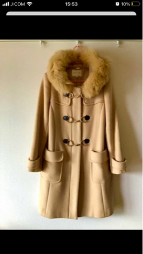 Debut de Fiore ウール ダッフルコート ベージュ