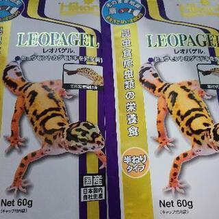 レオパゲル　60g 2袋　(未開封/常温保存)　爬虫類　エサ
