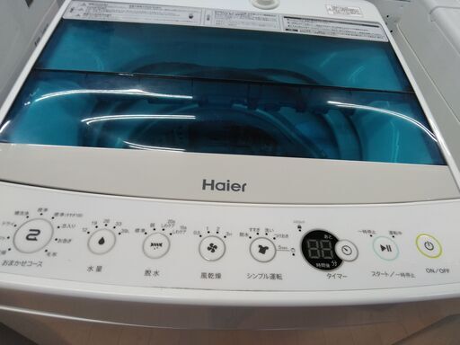 G5009 洗濯機 分解清掃済み ハイアール JW-C45A 4.5㎏ 2018年製 1年