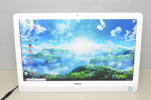 中古良品 一体型パソコン Windows10+office DELL INSPIRON22 3264 core i3-7100U/大容量HDD1TB/4GB/無線/DVDマルチ/21.5インチ