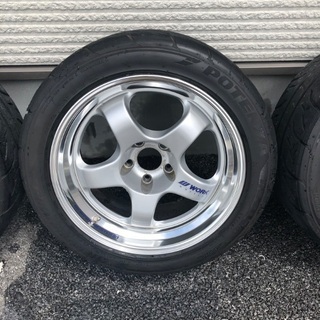 タイヤ、ホイール WORK MEISTER S1 17 インチ 9J ＋10 114.3 4本 255 