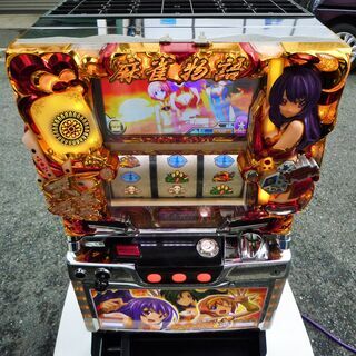 ☆オリンピア 麻雀物語 スロット実機 3 役満乱舞の究極大戦◆メダルが無くてもエンジョイプレイ！