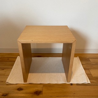 【ネット決済】【急ぎ】無印　コの字　家具　サイドテーブル
