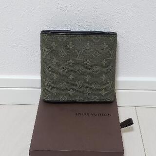 ☆新品未使用☆ ルイヴィトン  モノグラムミニ　三つ折り財布  カーキ   外箱有り 男女兼用