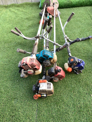 草刈機 6本まとめて売り ジャンク扱い 部品取り