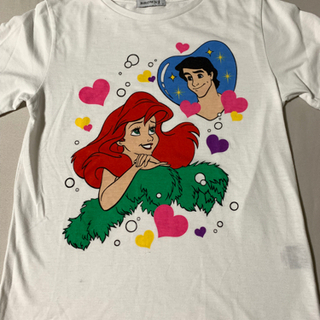 【ネット決済・配送可】Disney アリエル 半袖Tシャツ