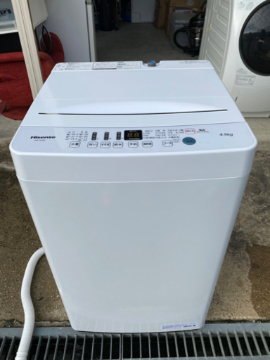 2021年製✩ハイセンス全自動洗濯機4.5kg♪( ´▽｀)
