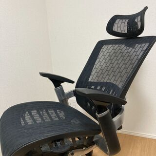 💸高級オフィスチェア状態良好💺オットマン付き在宅ワークで❗️東京インテリア　HLC-0588F-1