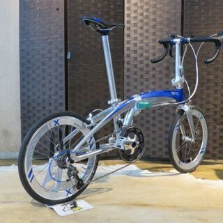 ■ TERN VERGE X18 ターン ヴァージュ X18 美品 シルバー 20インチ 18速 アルミフレーム タイヤバリ山! 折畳み自転車 自転車 札幌発