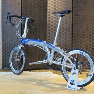 ■ TERN VERGE X18 ターン ヴァージュ X18 美品 シルバー 20インチ 18速 アルミフレーム タイヤバリ山! 折畳み自転車 自転車 札幌発