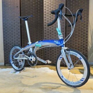 ■ TERN VERGE X18 ターン ヴァージュ X18 美品 シルバー 20インチ 18速 アルミフレーム タイヤバリ山! 折畳み自転車 自転車 札幌発